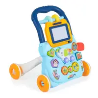 Antemergator cu centru de activitati Moni Elephant Albastru