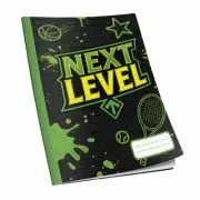 Caiet Next Level A4, 48 de file, 60g/mp, dictando, diverse modele de coperti