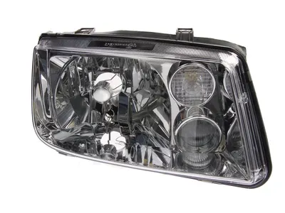 Far Dreapta (H3/H4, electric, fara motoras, culoare insertie: cromat) potrivit VW BORA, BORA I