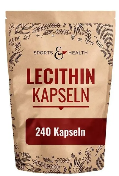 Lecitina, 1200 mg, 240 capsule, Sports & Health Solutions