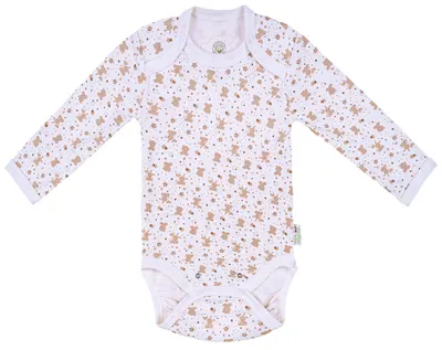 Body cu mânecă lungă Bio Baby - Bumbac organic, 86 cm, 12-18 luni