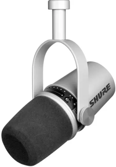 Microfon Shure - MV7, argintiu