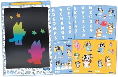 Tabletă de desen Lexibook - Bluey, cu șabloane