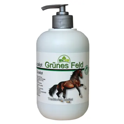 Gel Puterea Calului cu extract de eucalipt Grunes Feld, Elina Med | 500 ml