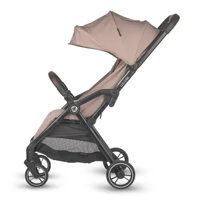 Carucior sport cu pliere compacta automata Coccolle Arella, Cadru aluminiu, Roti detasabile, Spatar reglabil, Prrotectie UV, Centura de siguranta in 5 puncte, Copertina extensibila, Ventilatie, Sarcina maxima 22 kg, Sand Beig