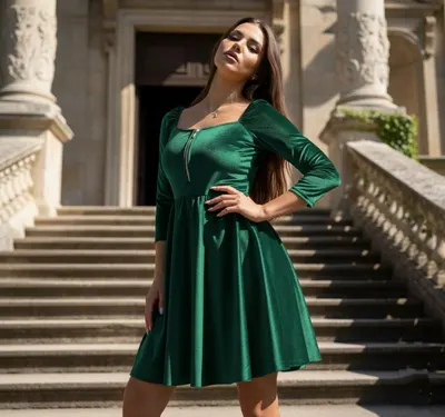 Rochie eleganta din catifea Ecaterina