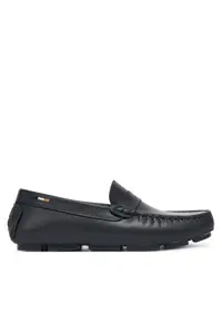 Mocasini copii - piele naturala - albastru marin
