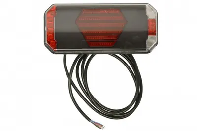 Stop spate stanga (LED, 12 24V, cu intermitent, cu far ceata, lumina de marsarier, cu stop, lumina de parcare, reflector, semnalizator dinamic, lungime cablu: 2m)
