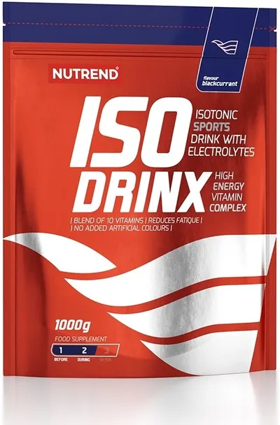 Isodrinx, pudră, 1000 g, coacăze negre, Nutrend