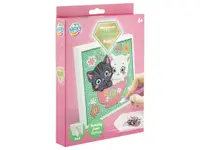 Set creatie mozaic tablou cu rama de lemn Grafix Diamond Painting diverse modele