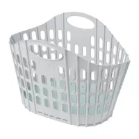 Coș de rufe pliabil Addis Flat Folding Laundry Basket, gri - verde