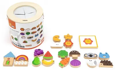Joc tactil Viga Toys - Touch and Find, 40 piese