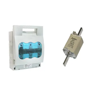 Pachet Soclu MPR Inchis NO 2 (400A, 690V) + Sigurante MPR NH GG/GL NO 2C (125A) - Protectie Puternica si Sigura