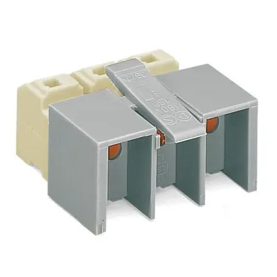Power supply connector; 5-pole; 0,75 mm²; white/gray
