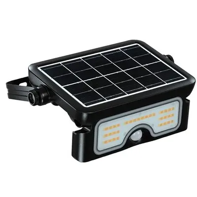 Reflector LED solar 7W 3IN1 - negru V-TAC SKU-24341