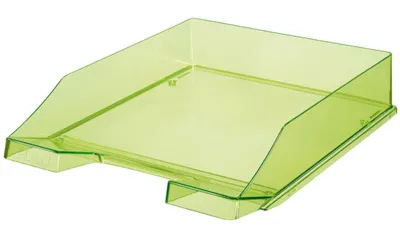 Suport orizontal de birou Han - Transparent, verde