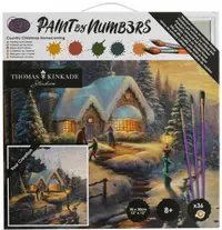 Set pictură pe numere Craft Buddy - Revenirea acasă de Crăciun
