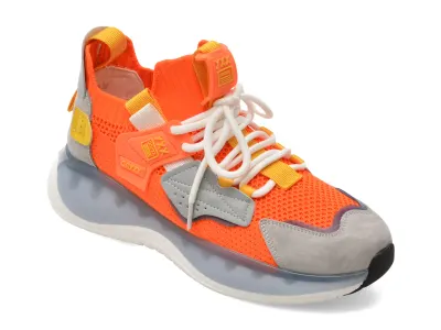 Pantofi sport GRYXX portocalii, 221035, din material textil