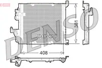 Radiator AC condensator cu uscator potrivit OPEL ASTRA G, ASTRA H, ASTRA H GTC, ZAFIRA B, ZAFIRA B MINIVAN 1.3D 1.7D 1.9D 04.03-04.15