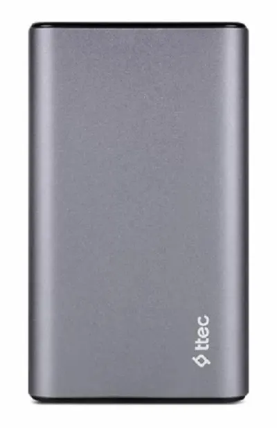 Baterie portabilă ttec - ReCharger Pro, 15 000 mAh, gri