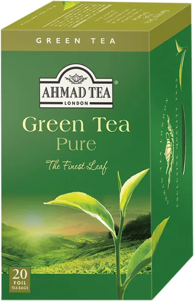 Pure Ceai verde, 20 de pliculețe, Ahmad Tea