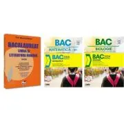 Pachet Bacalaureat 2026. Limba si literatura romana, Matematica si Biologie. Notiuni teoretice si teste pentru clasele 9-10