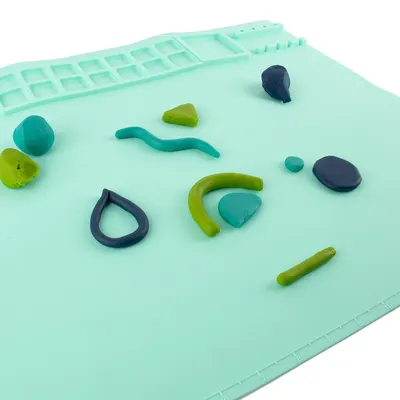 Suport de silicon pentru pictura si alte activitati creative - Verde