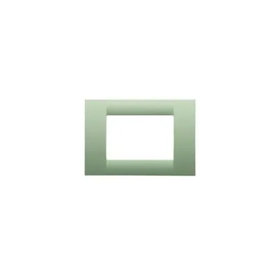 Placa ornament Virna - tehnopolimer gloss finish - 8 module(4+4 OVERLAPPING) - VENETIAN GREEN - SYSTEM