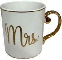 Cană Maison - Mrs Love, 310 ml, alb