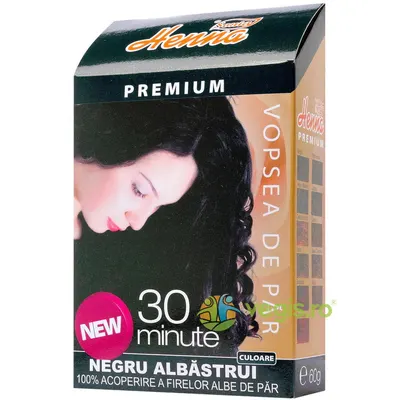 Vopsea de Par Henna Sonia Premium Negru Albastrui 60g