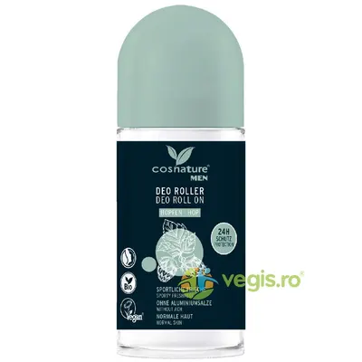 Deodorant Roll-On pentru Barbati cu Hamei fara Aluminiu Ecologic/Bio 50ml