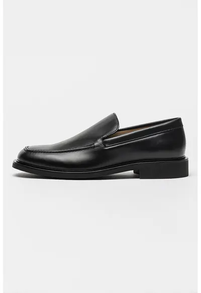 Pantofi loafer de piele - Negru