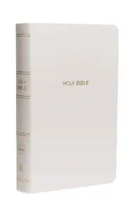 NKJV, Gift and Award Bible, Leather-Look, White, Red Letter Edition