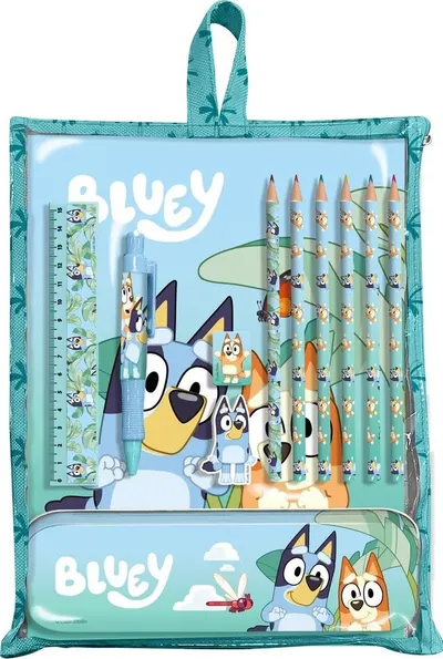 Set școlar Kids Licensing Bluey - 12 piese