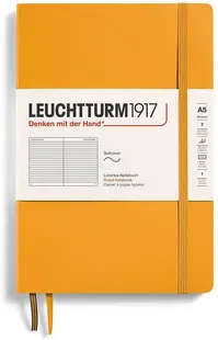 Caiet Leuchtturm1917 Rising Colors - A5, portocaliu, liniat, copertă moale