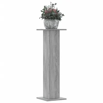 Gossi suporturi de plante 2 buc. gri sonoma 30x30x95cm lemn prelucrat