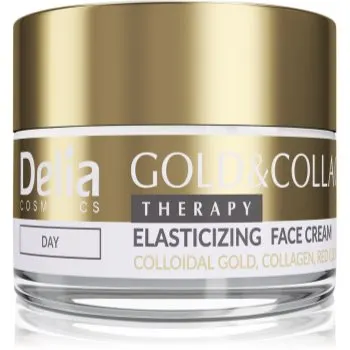 Delia Cosmetics Gold & Collagen Therapy crema de zi mărește elasticitatea pielii
