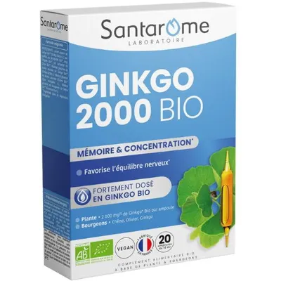 Ginkgo 2000 Ecologic/Bio 20 fiole