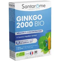 Ginkgo 2000 Ecologic/Bio 20 fiole