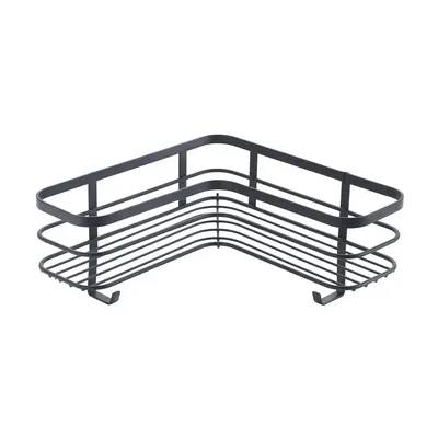 Raft de colț pentru baie Metaltex Origin, negru