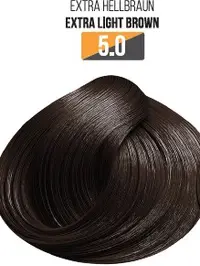 Vopsea Profesionala Fara Amoniac EVOQUE USA, Nuanta 5.0 Castaniu Extra Deschis - Cu Ulei de Argan si 12 Aminoacizi, 100 ml - Evoque