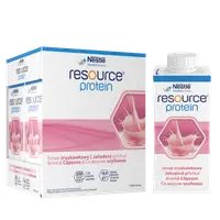 Resource Protein cu aroma de capsuni, 4 x 200ml, Nestle