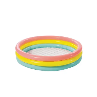 Piscina gonflabila Intex Sunset Glow, 114 x 25 cm (Multicolor)