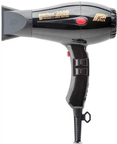 Parlux Uscător de păr 3500 Ceramic & Ionic Super Compact, 2000W, negru