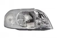 Far fata Dreapta (H4, manual, fara motoras, culoare insert: cromat, culoare semnalizator: transparent) potrivit CHEVROLET AVEO KALOS -05.11