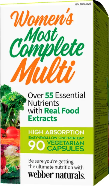 Women’s Most Complete Multi, 90 capsule, Webber Naturals