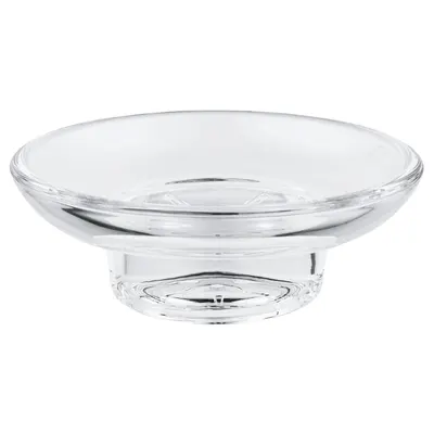 Savoniera baie Grohe 41182000, Start Soap Dish, sticla satinata, diametru 110mm x 59mm
