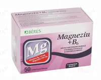 Magneziu + B6, 50 comprimate, Beres