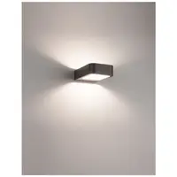 Aplica ACQUA Inchis Gray Aluminiu Acrylic Diffuser LED 5 Wat 490Lm 3000K 110-265 Volt 50Hz Beam 38 degrees -IP54-