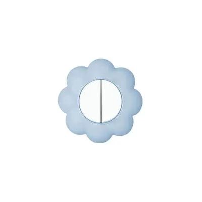 Comutator 16a alb-bleu floare